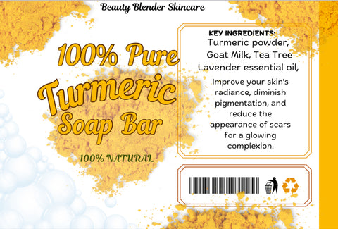 “Refreshing” %100 Pure Turmeric soap bar