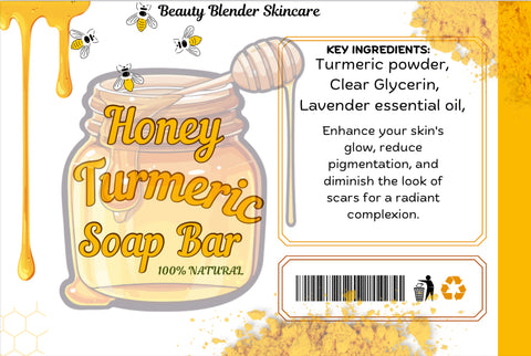 Pure Honey 🍯 Turmeric soap bar