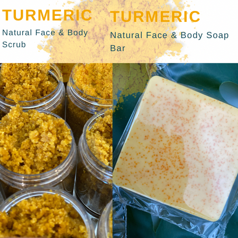 Face and Body Soap & Scrub Turmeric Duo
