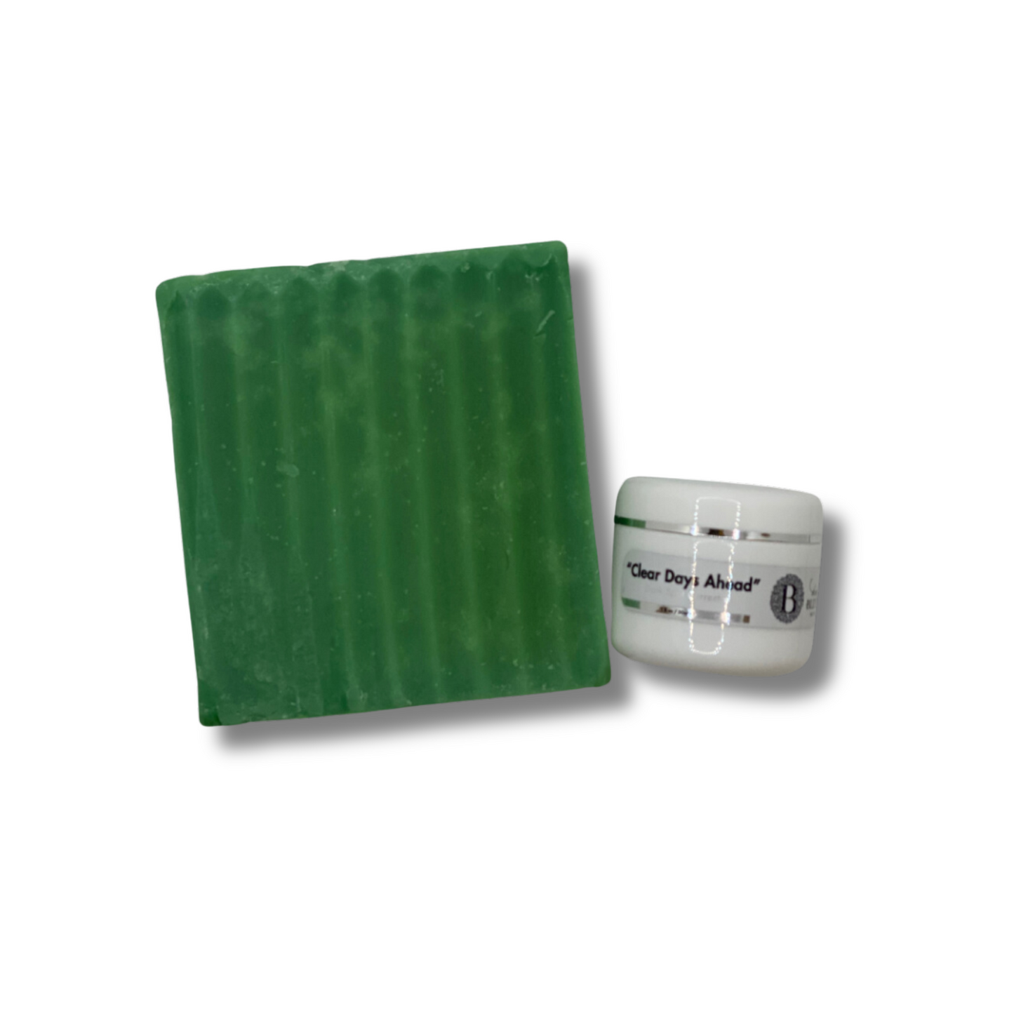 "Clear Days Ahead Dark Spot Corrector & Green Aloe Soap"